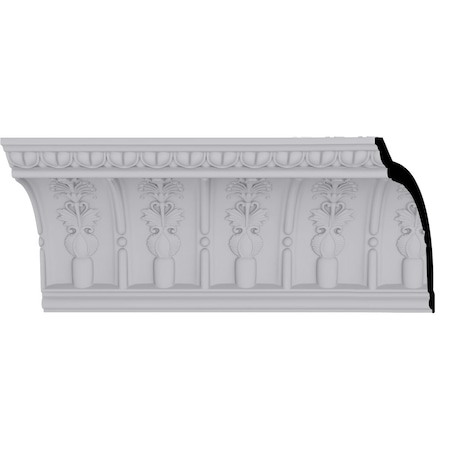 Ekena Millwork 9 1/4"H x 7 1/2"P x 11 7/8"F x 94 1/2"L, (4 7/8" Repeat), Titus Crown Moulding MLD09X07X11TT